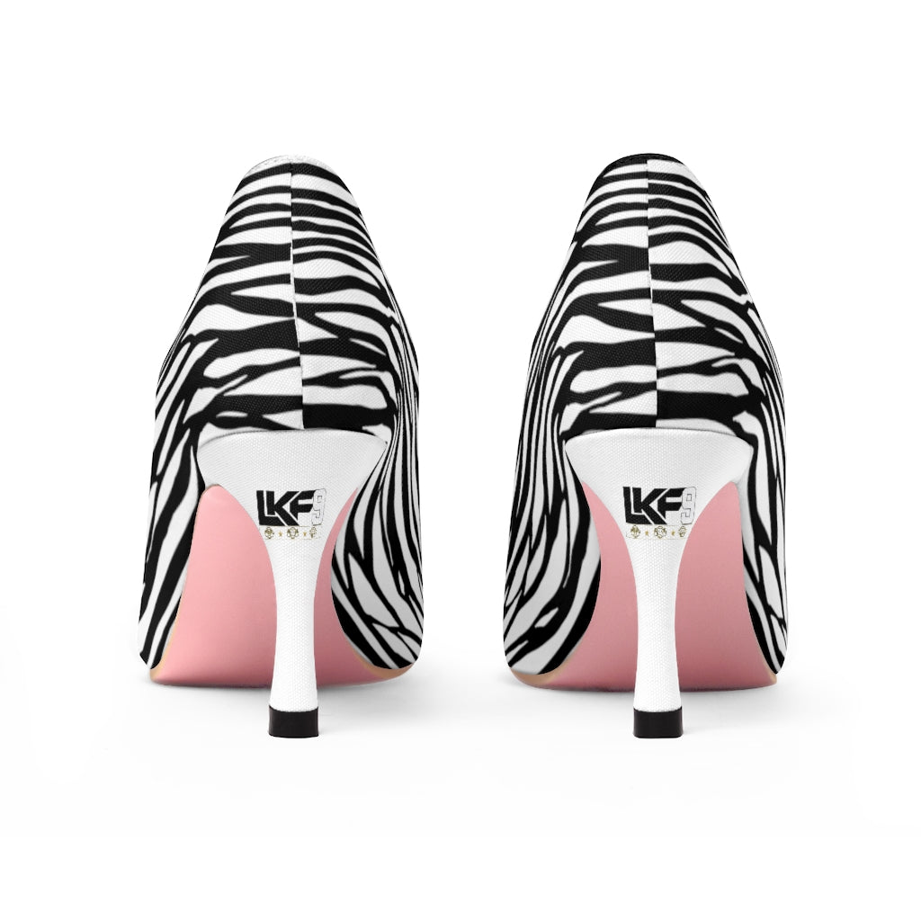 Women's lkf9 High Heels zebra