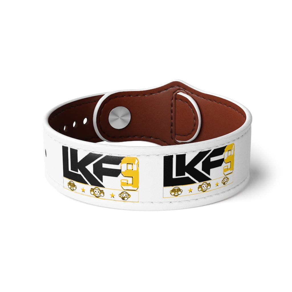 Faux Leather Wristband