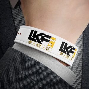 Faux Leather Wristband