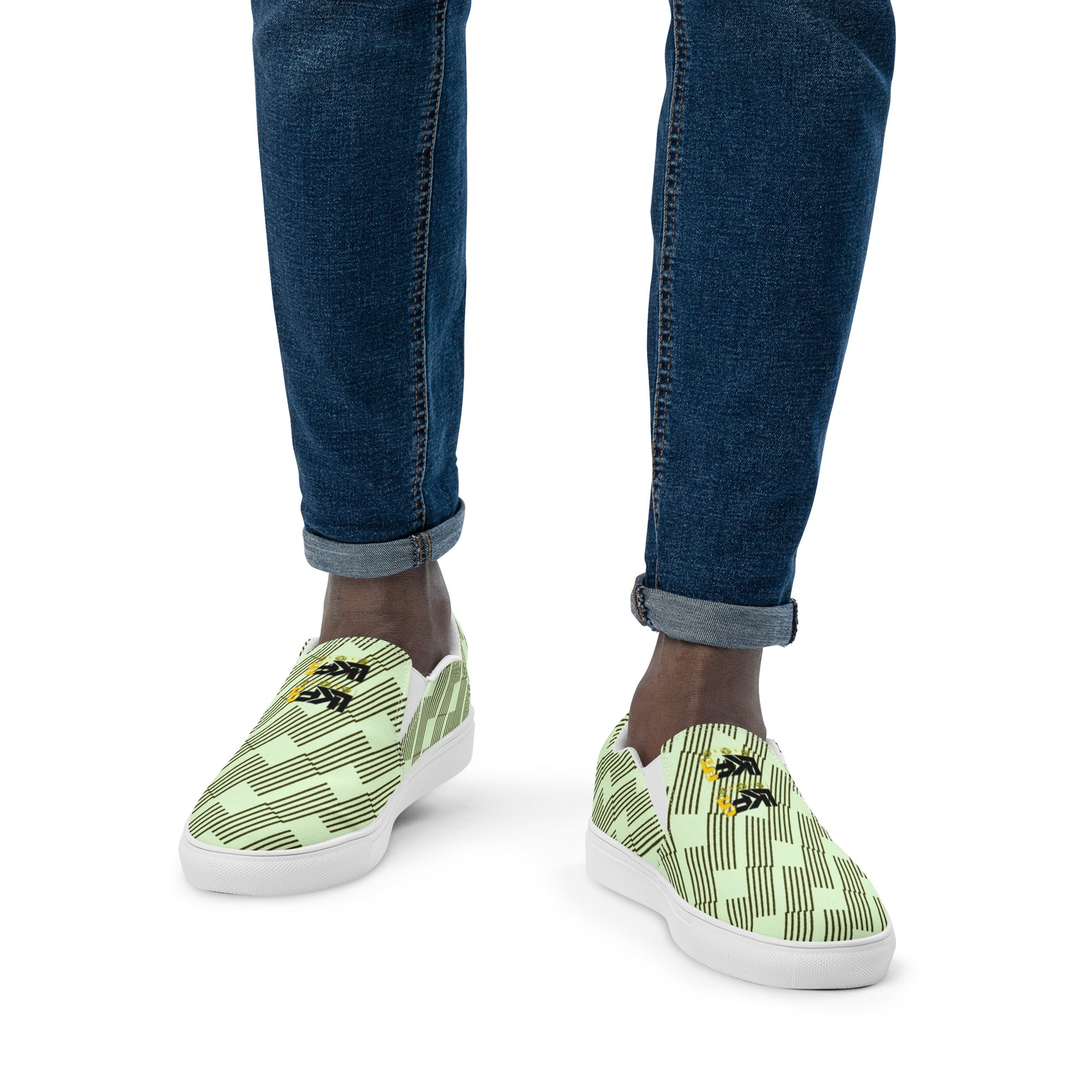 Men’s slip-on green lkf9 shoes