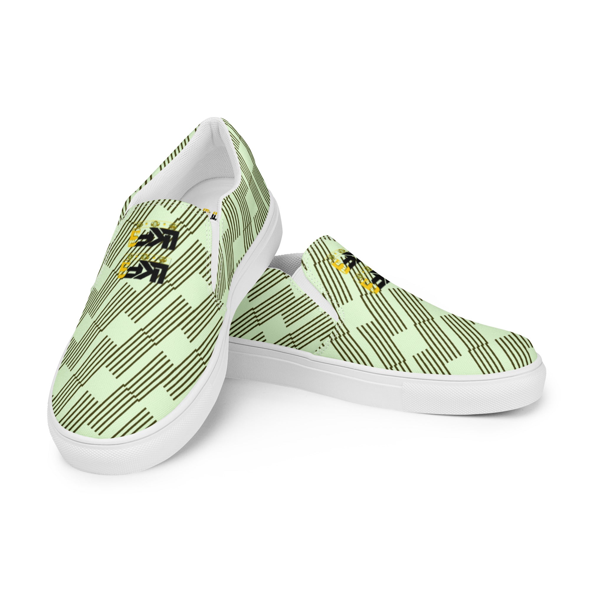 Men's slip-on green lkf9 shoes